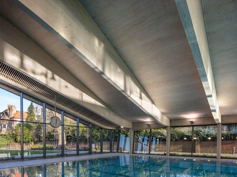 King’s College School Swimming Pool, Wimbledon, Suffolk and Essex Joinery project